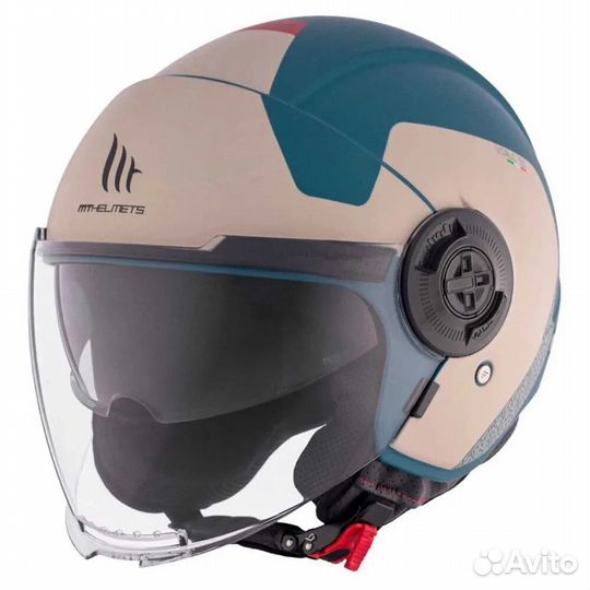 MT Helmets Viale SV S Beta open face helmet Синий