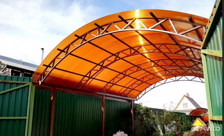 Навесы из поликарбоната от производителя