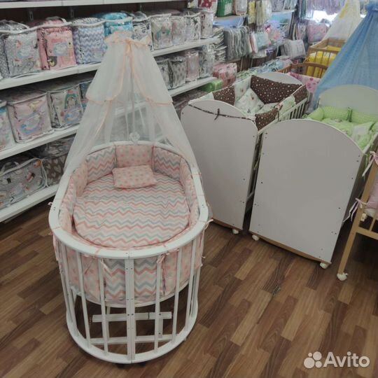 Постельное белье для новорожденных круг овал