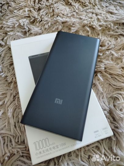 Powerbank xiaomi 10000(с беспроводной зарядкой)