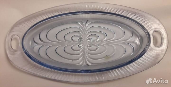 Ваза кобальт позолота