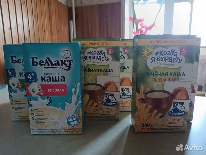 Детские каши молочные