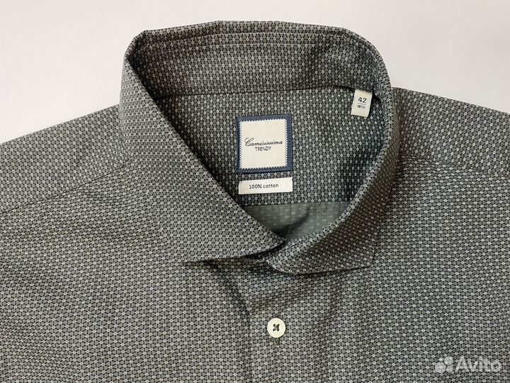 Рубашка мужская Trendy(Италия) оригинал L(42)