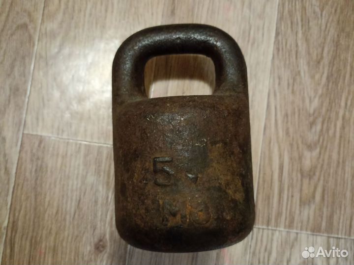Гиря 5кг СССР