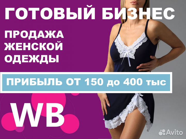 Готовый бизнес на WB. Чистая прибыль 150-400 тыс