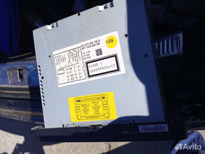 Штатная магнитола skoda superb 2