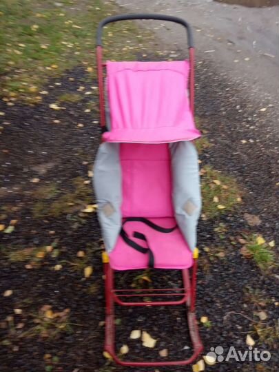 Детские санки коляска