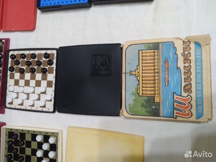 Шашки, шахматы СССР, настольные игры