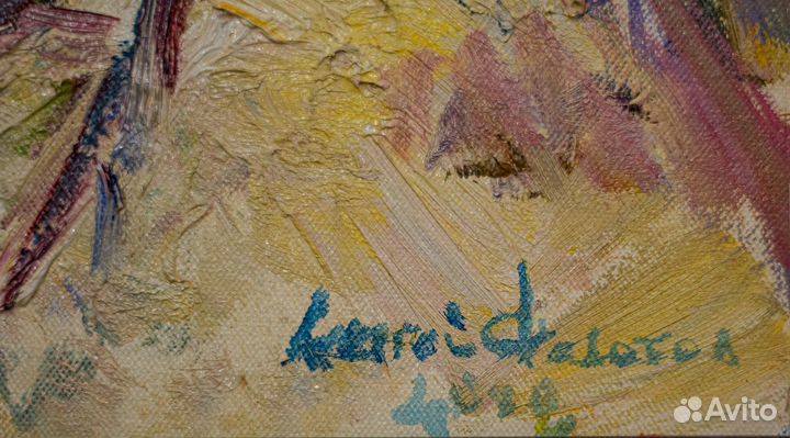 Картина Сергея Федотова, Знойный Крым, хк/м, 30*40