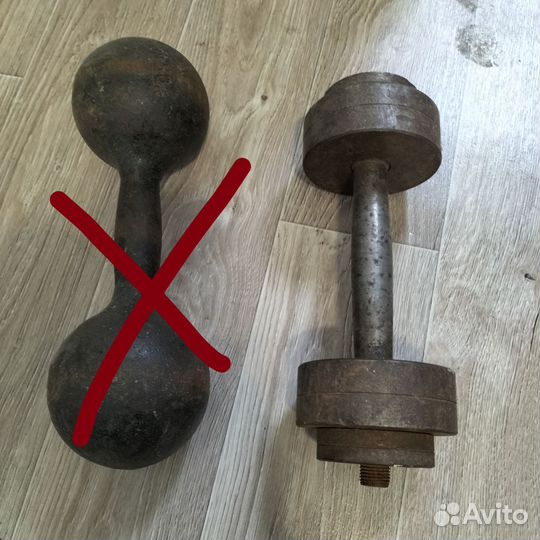 Гантели 14,5 кг 6 кг СССР