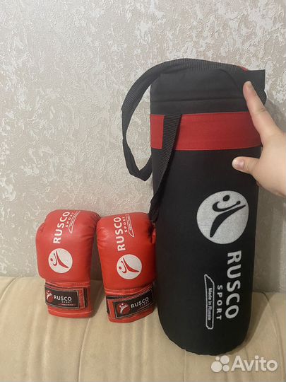 Боксерская груша с Перчатками Детская