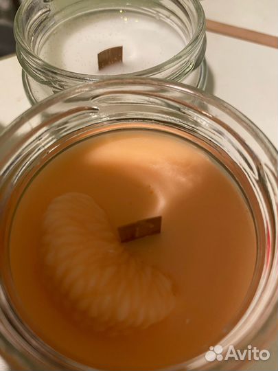 Свечи в стеклянных баночках