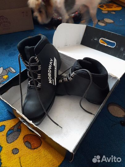 Лыжи беговые 190 и ботинки к ним 42 р