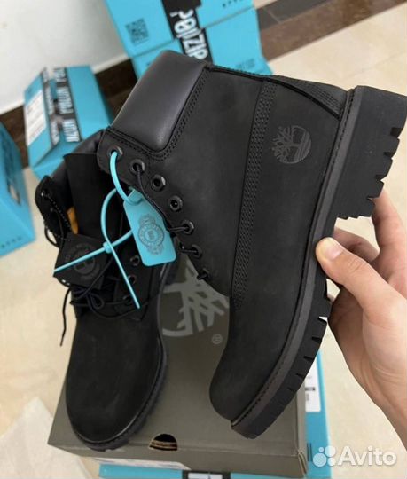 Ботинки Timberland Оригинал черные осень/зима