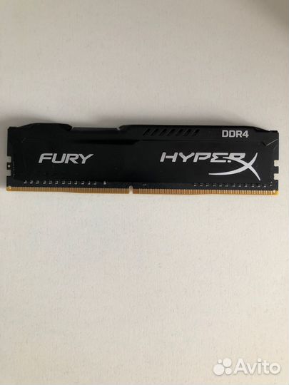 Оперативная память ddr4 8 gb HyperX fury