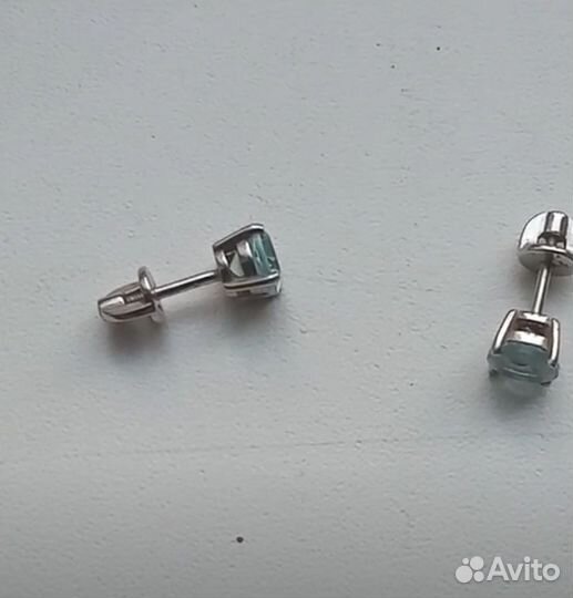 Серьги серебро