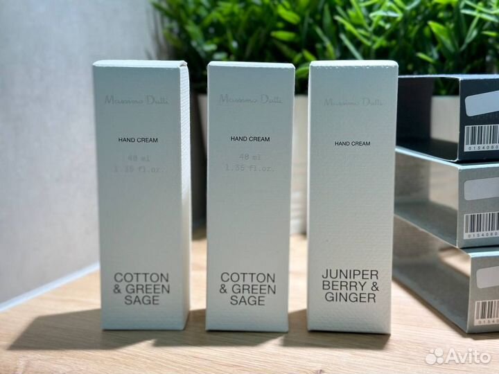 Новый Крем для рук Massimo Dutti Cotton green sage