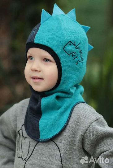 Шлем детский зимний р.50,52,54,56 мальчик