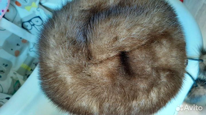 Шапка норковая женская