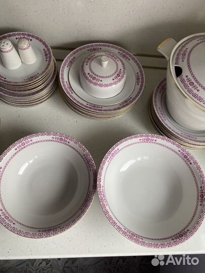 Сервиз столовый Kahla Германия фарфор 34 предмета