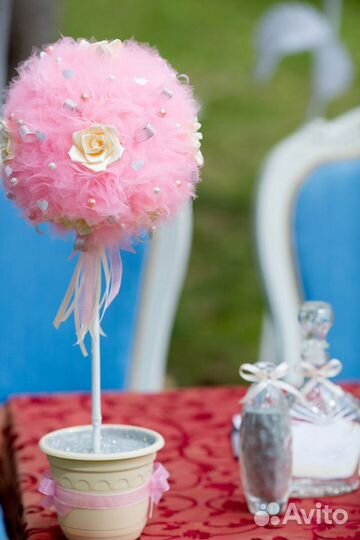 Топиарии свадебное оформление