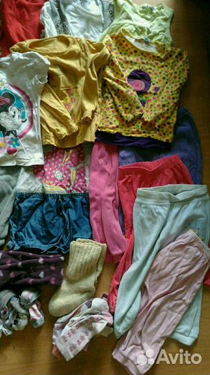 Большой пакет одежды девочке 0-3г