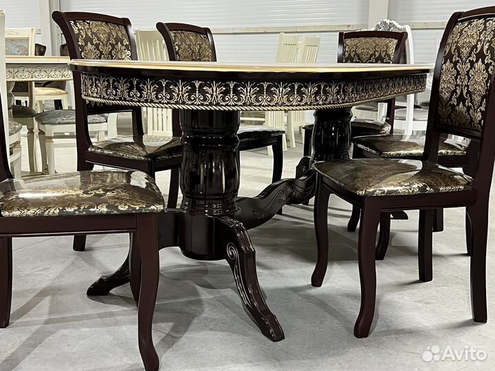 Стол раскладной 240х100 и стулья