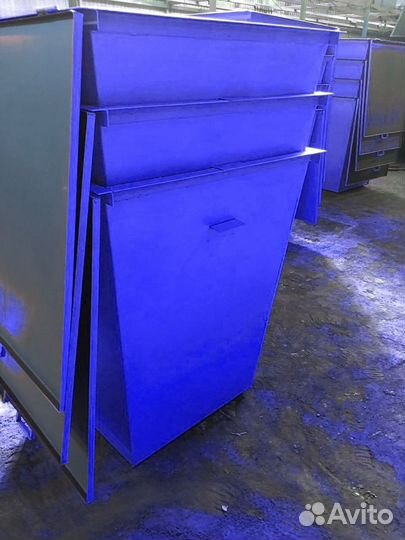 Мусорный контейнер 0.75 м3. Синий