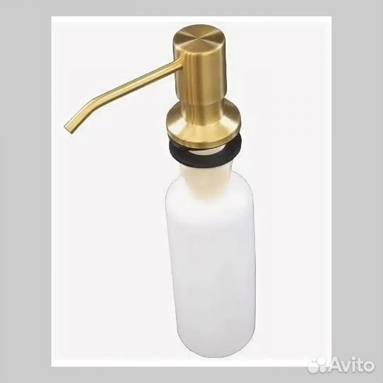 Дозатор для жидкого мыла золотой