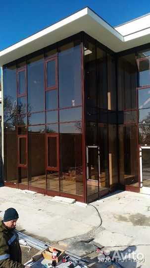 Фасадное остекление