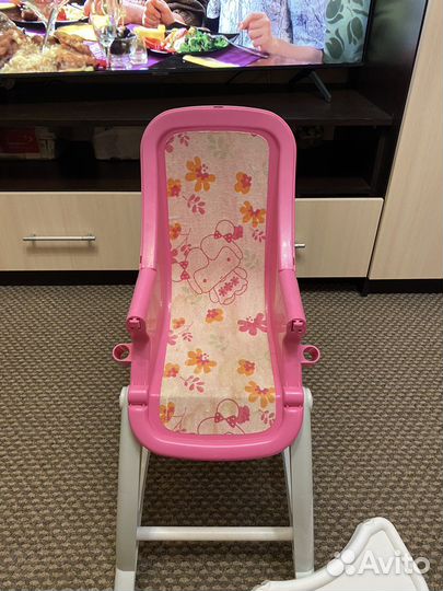 Кукольный стульчик для кормления