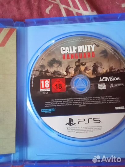 Call of duty vanguard ps5 диск