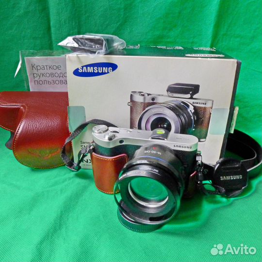 Чехол из натуральной кожи для Samsung NX500,NX300