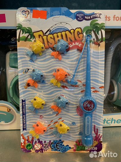 Детская рыбалка - игрушки для ванны