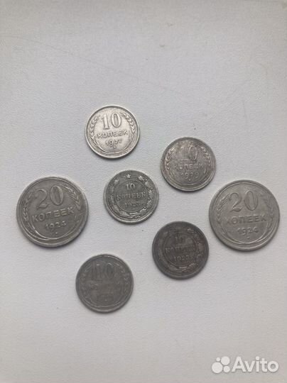 Лот серебряных монет