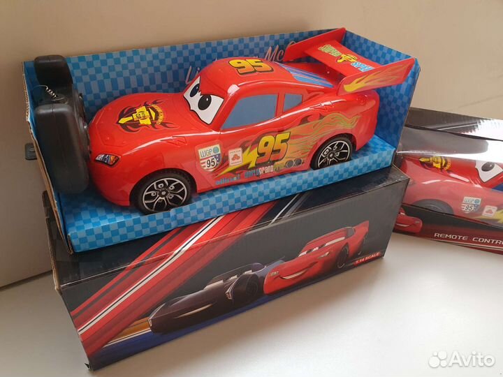 Молния маквин на радиоуправлении большая