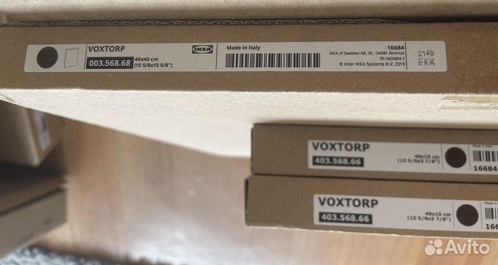 Фасад воксторп 40x60,40x10,60x40 IKEA орех