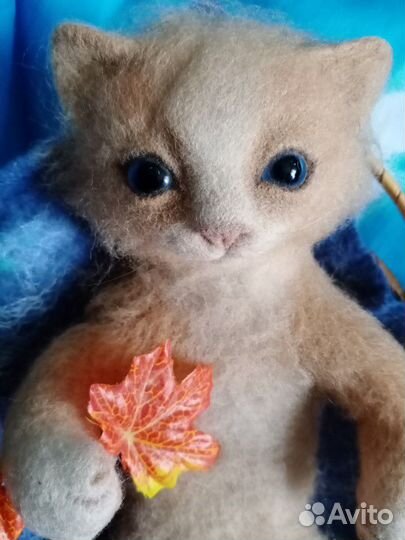 Игрушка авторская,новая,рыжий котик,ручной работы