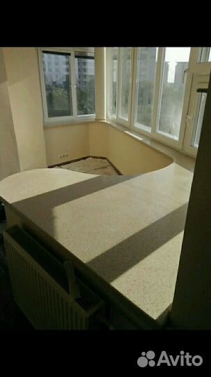 Столешница на заказ из искусственного камня