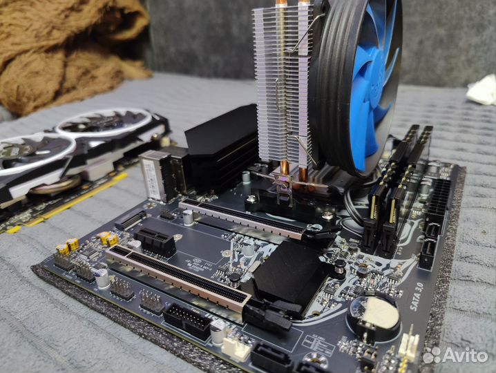 Мать+проц+память Ryzen5/b550 гарантия