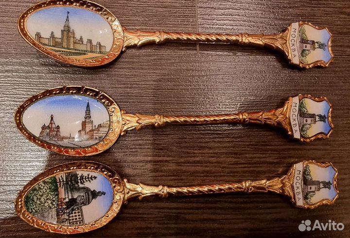 Ложки сувенирные Москва СССР