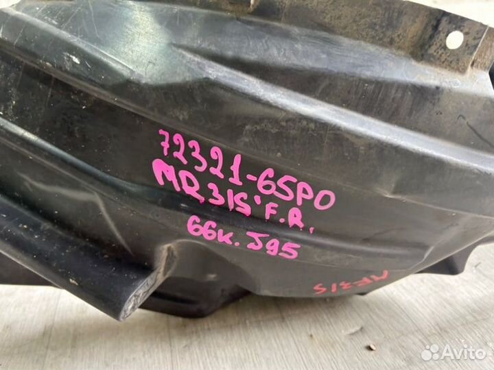 Подкрылок прав. перед. suzuki hustler