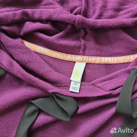 Кофта женская adidas 44 с капюшоном