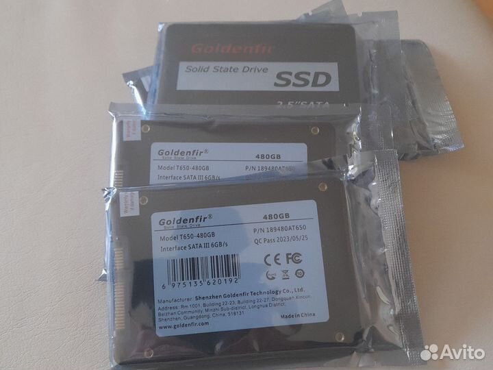 Жесткий диск ssd 480gb новый