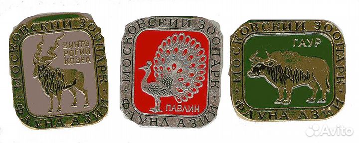 Значки фауна 2