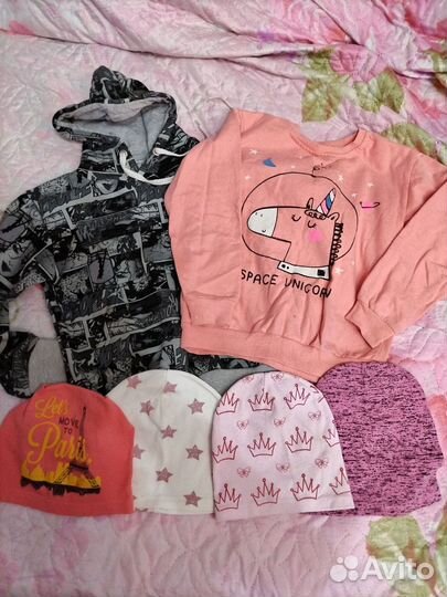 Одежда на девочку 128 пакетом