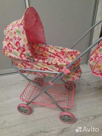 Коляска для кукол игрушечная большая