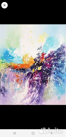 Авторская абстракция маслом