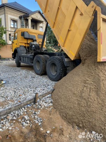 Песок щебень