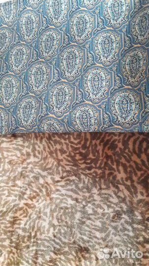 Ткани СССР отрезы, ретро винтаж